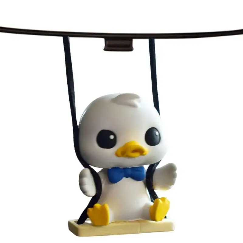 

Автомобильная подвеска, милые аниме качели в виде маленькой утки, подвесные украшения на зеркало заднего вида, аксессуары для украшения инт...