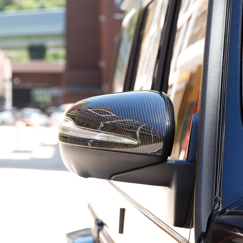 

Car Exterior Accessories For Mercedes Benz G Class W463 2019-2020 G350 G400 ABS plastic Side Door Rearview Mirror Cap Cover Trim