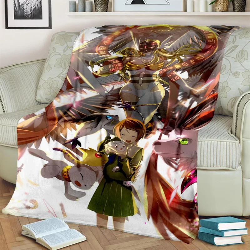 3D одеяло Digimon Приключения монстр мультфильм мягкое для дома спальни кровати