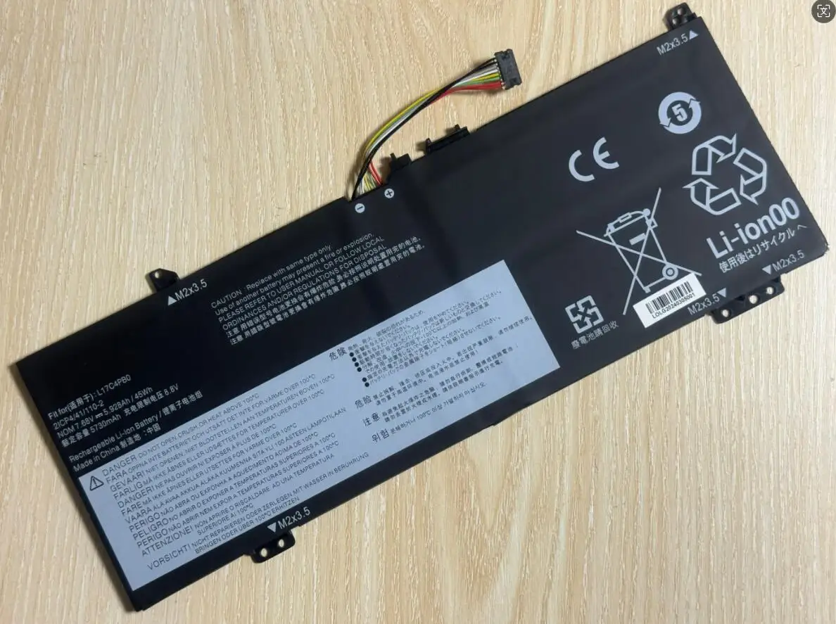 L17C4PB0 Аккумулятор для ноутбука Lenovo Xiaoxin Air 14ARR 14IKBR 15ARR 15IKBR Ideapad 530s-14IKB 530s-15IKB L17M4PB0 45WH