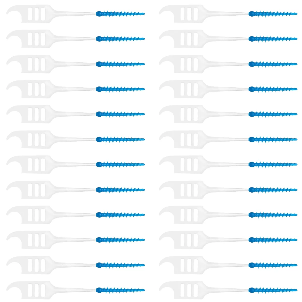 

150Pcs Delicate Plastic Interdental Brushes Toothpicks Flosser Oral Care Tools (Assorted Color)