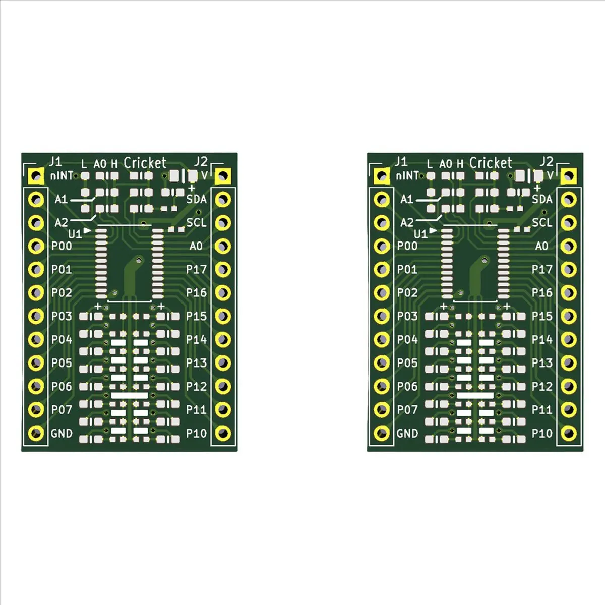 Фото Модуль расширения QWE-2X TCA9555 IIC/I2C GPIO, плата расширения с 16 цифровыми входами и выходами №5