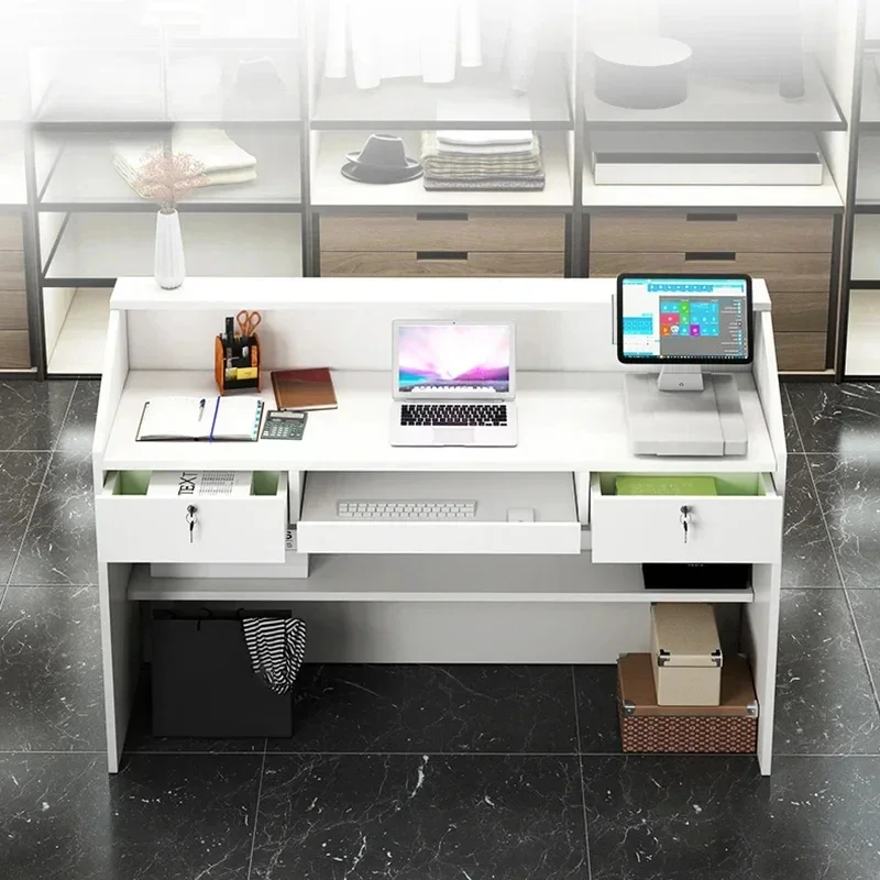 Современные стойки регистрации Офисная мебель Простая барная стойка Магазин