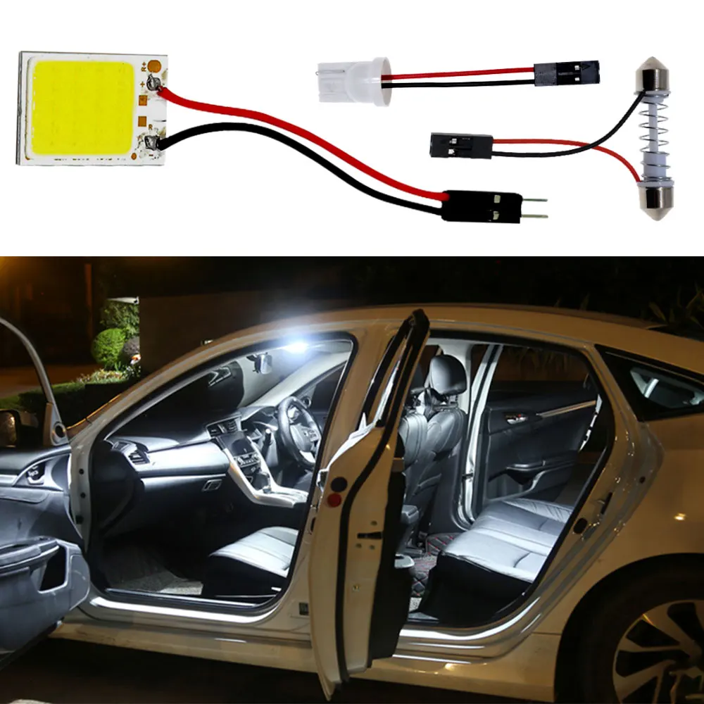 

T10 W5W C5W 16SMD White Reading Led Car Door Light Parking Bulb Auto Interior Dome Festoon Trunk Parking Lamp License Plate Lamp