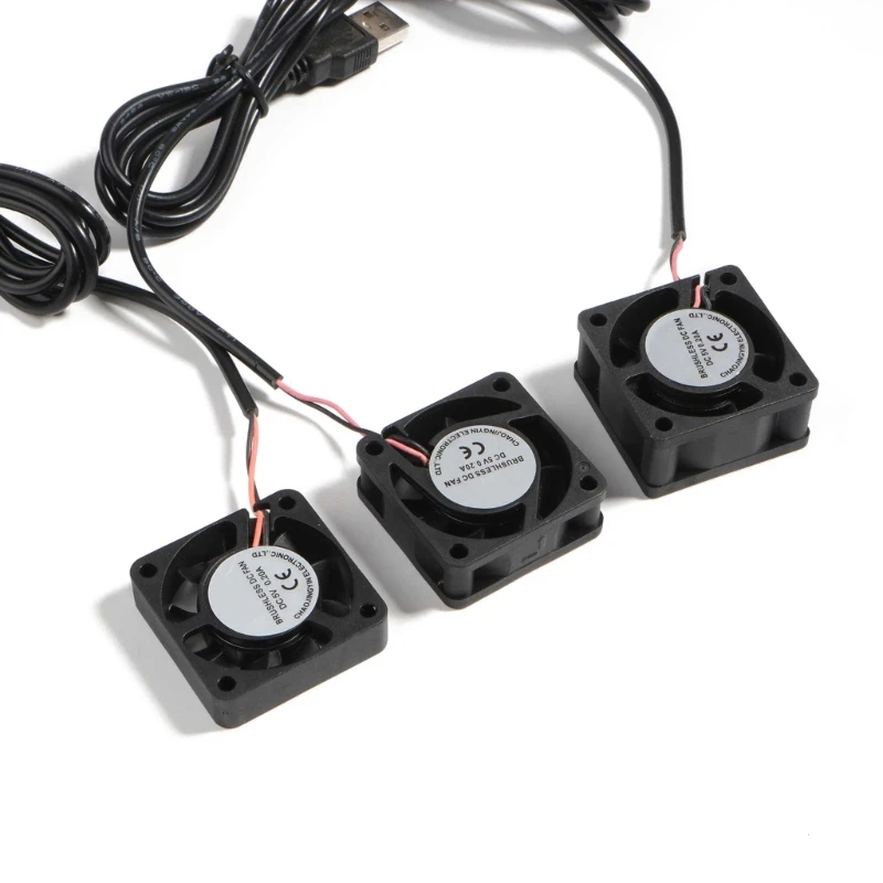 USB-вентиляторы радиатор охлаждения процессора 5 В 2 контакта для компьютера