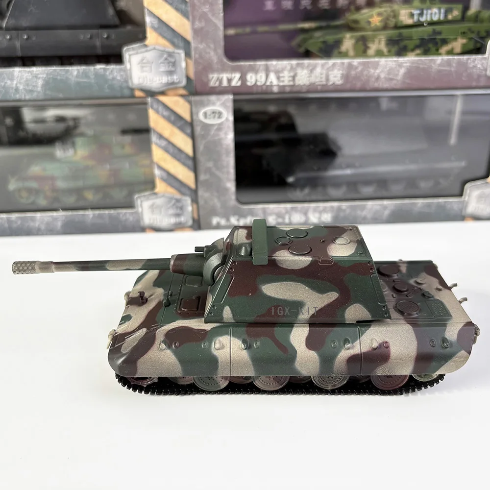 Фото Масштабная модель немецкого тяжелого танка E-100 (E100) с турмансом Krupp Rat-Z, 1/72, из сплава, готовая военная модель танка, игрушка, подарок, коллекционный предмет, украшение №3
