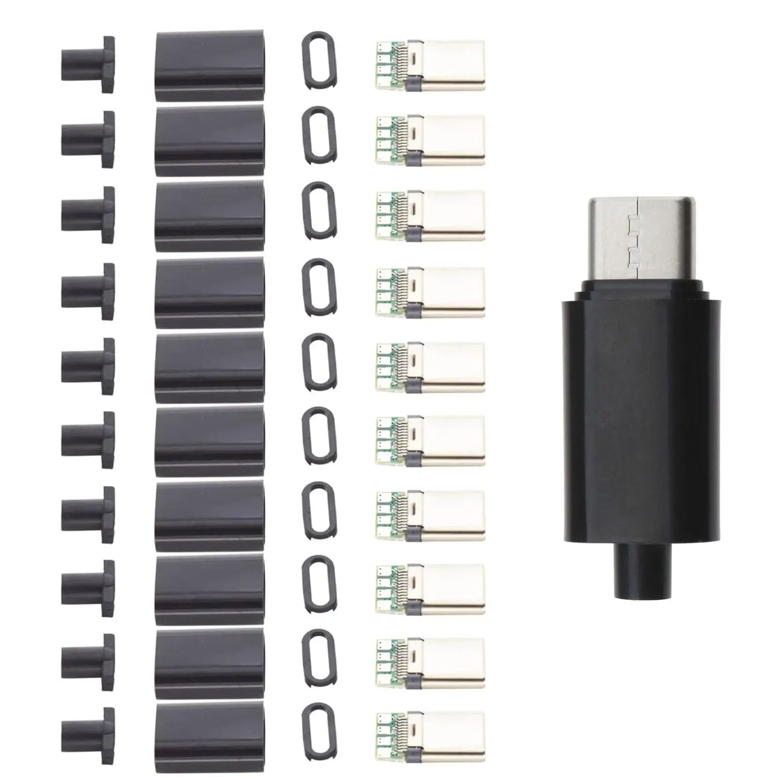 ELECAPITAL USB разъемы Type-C 3A 10 шт.