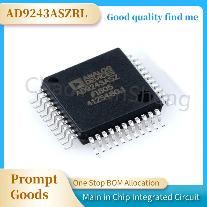 

(1 шт.) 100% новый качественный оригинальный AD9243ASZRL QFP44 AD9243ASZR ad9243сборas AD9243A AD9243