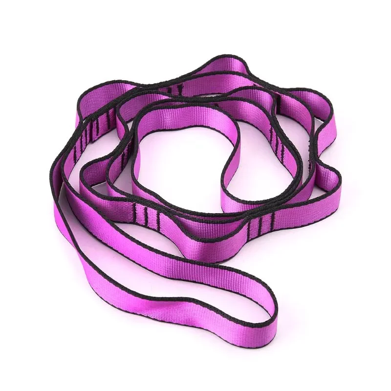 

Нейлоновая веревка с ромашками и петлями для йоги, гамака, подвесной ремень