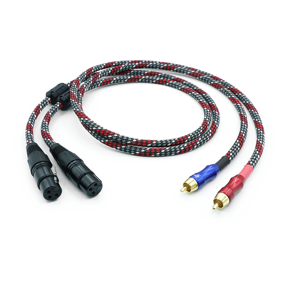CANARE L-4E6S 5N occ copper XLR к RCA аудио интерконнекторному кабелю с разъемом NEUTRIK