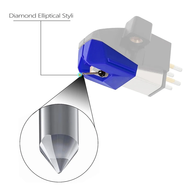 AT-VMN95E Diamond Turntable Needle Stylus Replacement Compatible For Audio-Technica AT-LP120X Vinyl Record Players