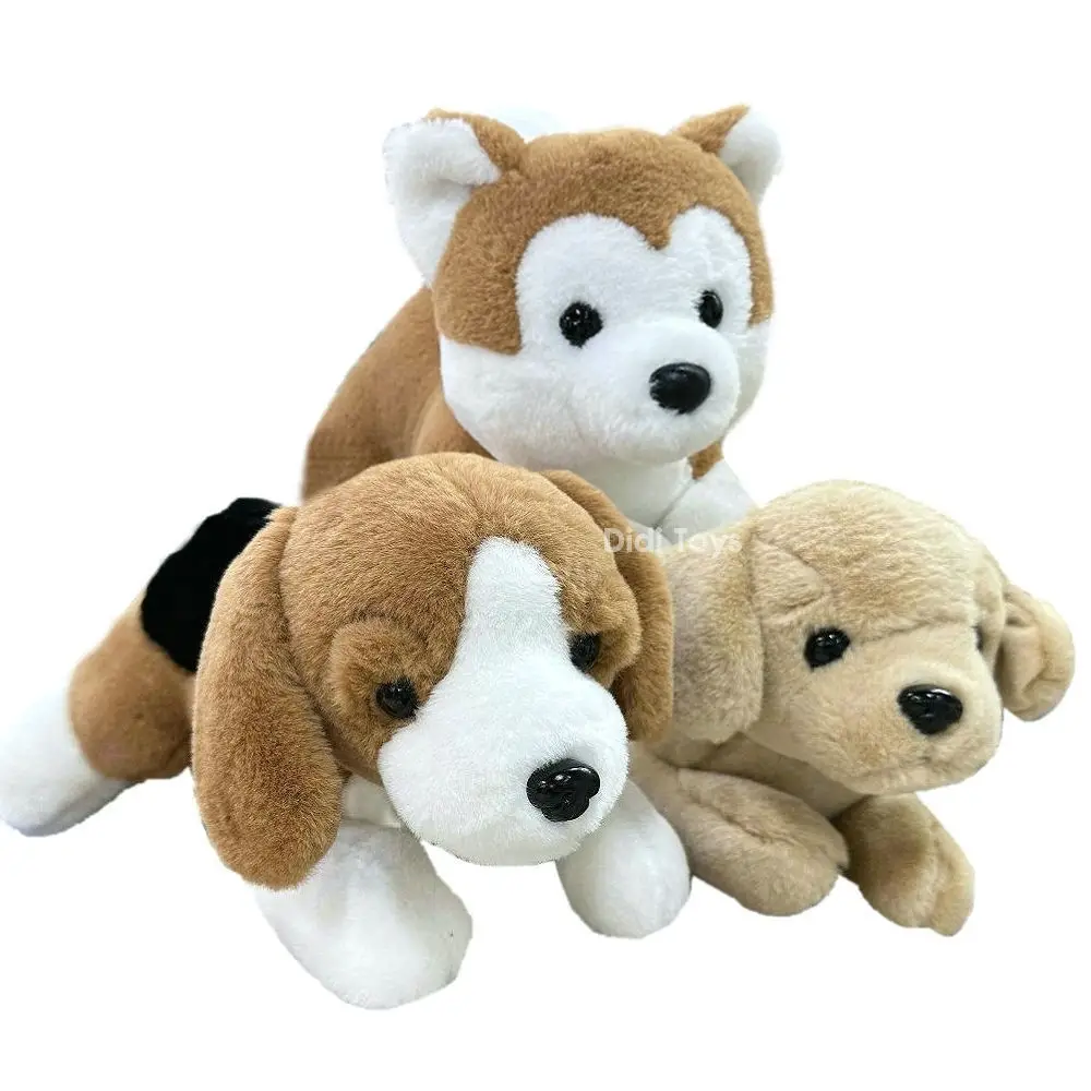 40/80cm Soft Likfelike Golden Retriever Labrador Beagle Dogs Plush Toy Stuffed Japan Akita Shiba Inu Puppy Throw Pillow For Boy