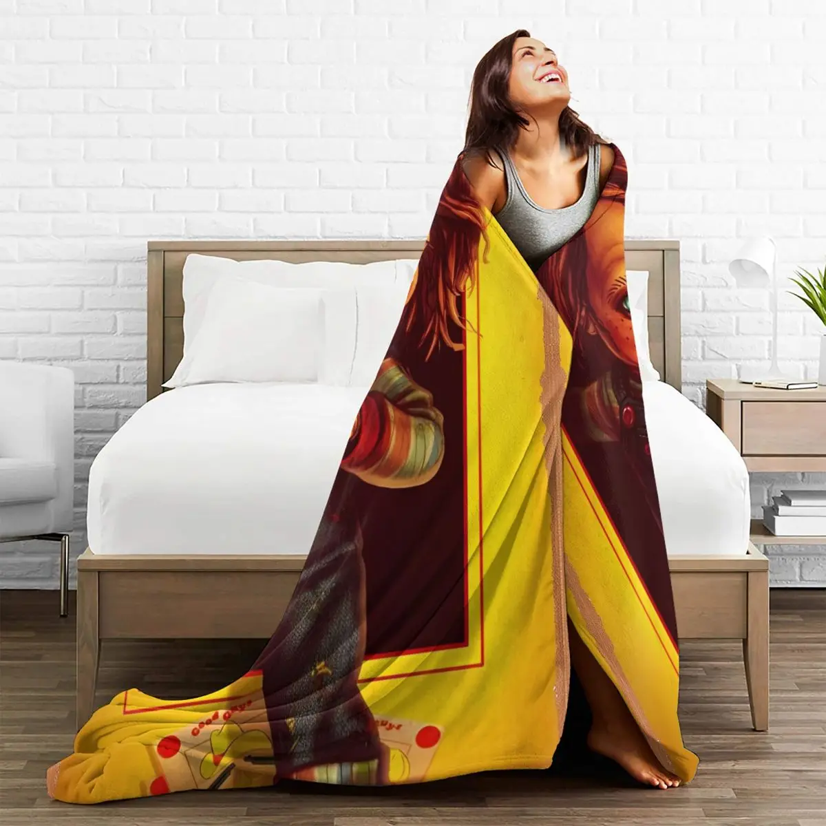 Детское фланелевое одеяло из фильма ужасы 200x150 см