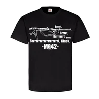 funny humour brrrt mg42 machine gun sound t shirt short sleeve 100 cotton casual t shirts loose top size s 3xl