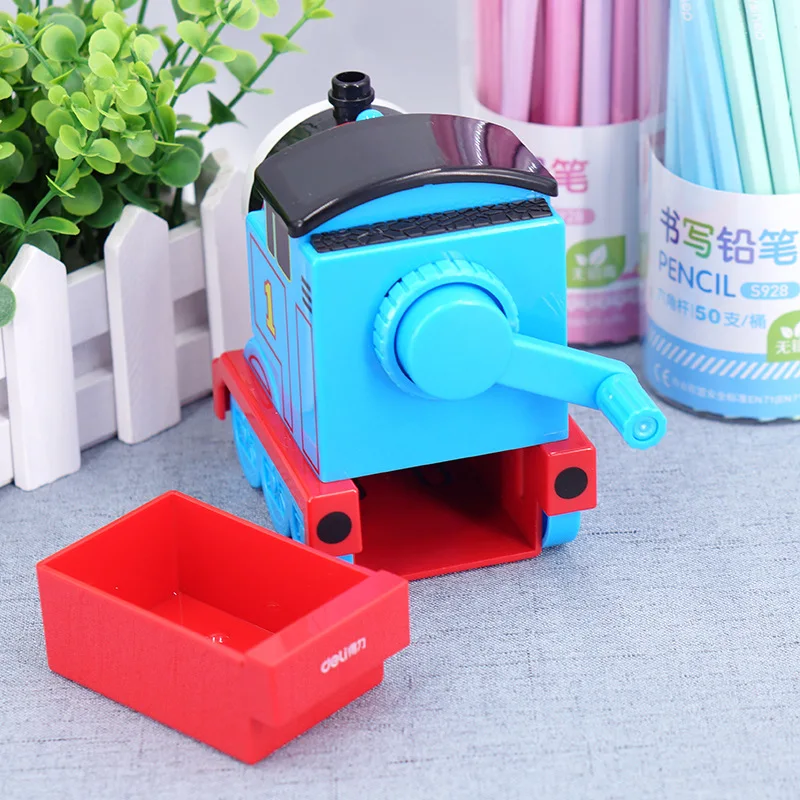 Thomas and Friends Large Pencil Sharpener Student Cartoon Creative Hand-cranked Stationery Gifts |