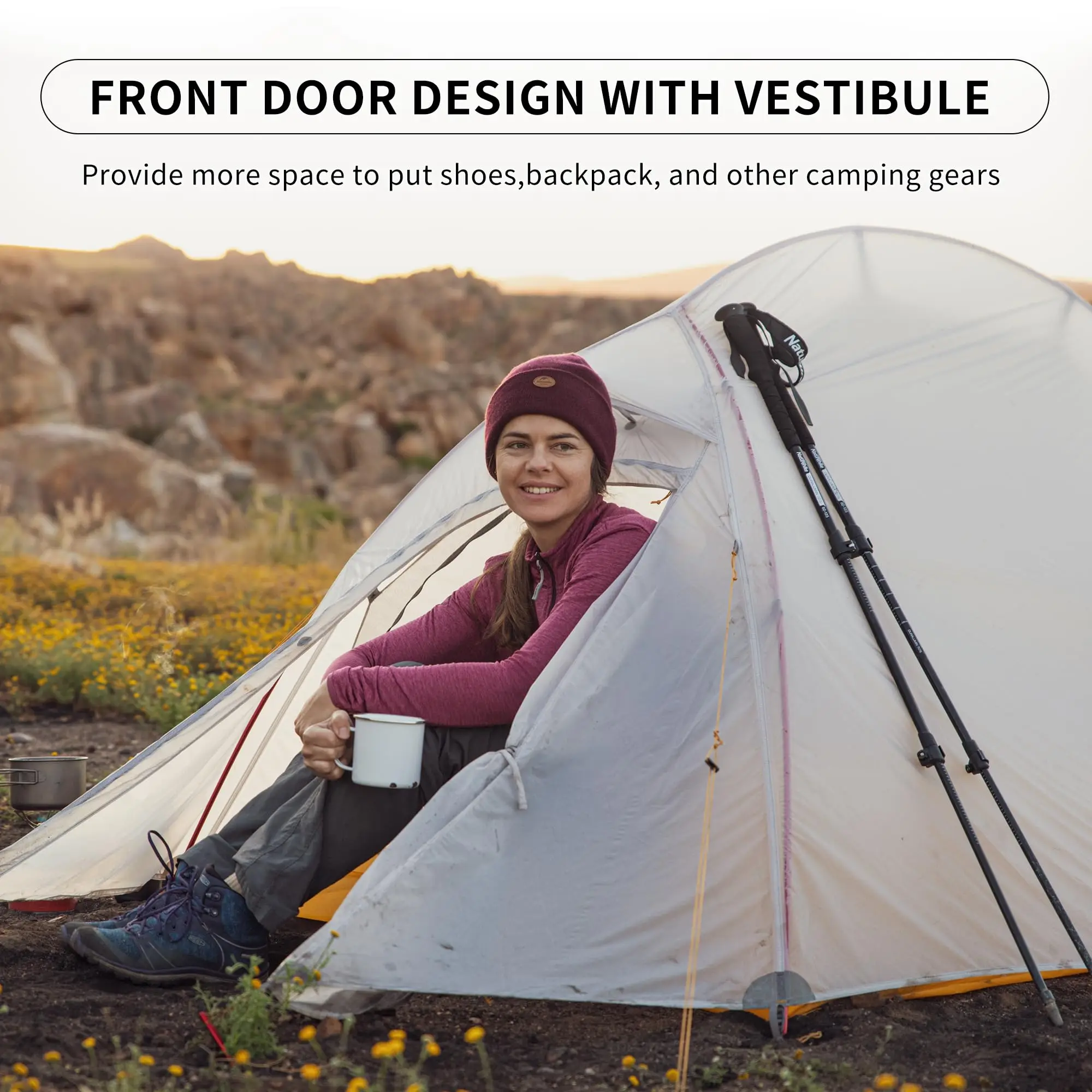 Нейлоновая палатка Naturehike Cloud Up 2 10D