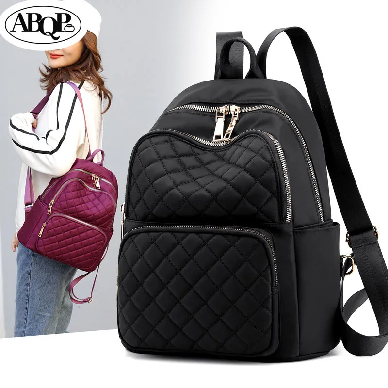 

Новый Модный стильный женский кошелек Mochila Femenina, повседневная нейлоновая сумка, рюкзак с нитью, уличная дорожная мини-сумка, школьная сумка, ...