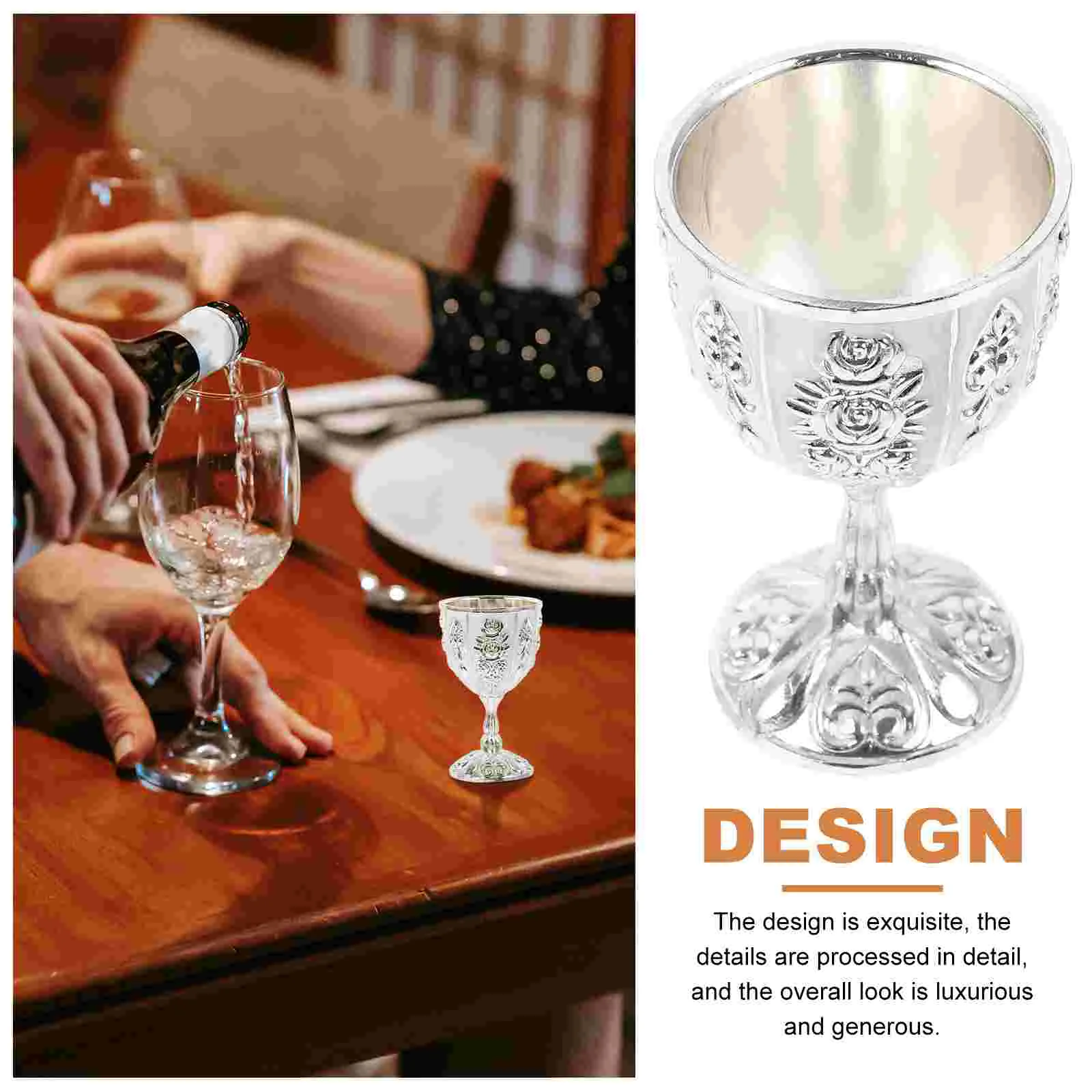 Очки с золотым декором европейская элитная коктейльная чашка бокал в стиле ретро