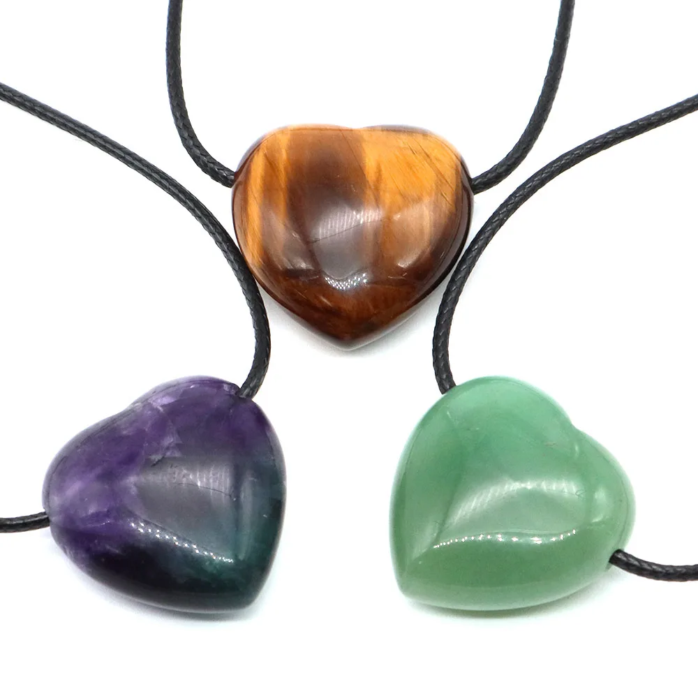 Подвеска в форме сердца регулируемое ожерелье