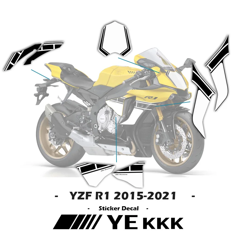 Для YAMAHA YZF-R1 2016-2021 R1