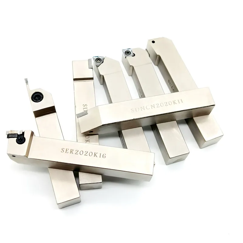 SANAI 7 комплектов никелированных держателей токарных станков с ЧПУ хвостовиком 20