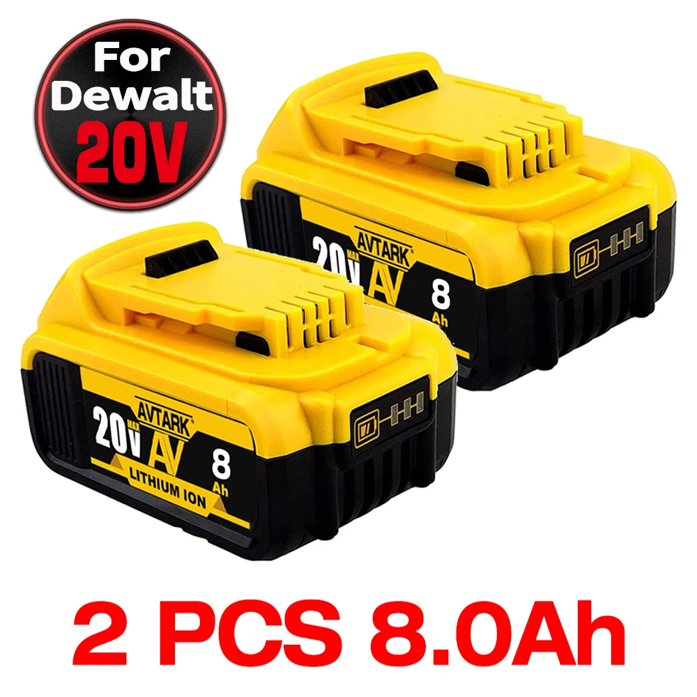 

Аккумулятор для электроинструмента DeWalt DCB184 DCB181 DCB182 DCB200 20 в 8A 6A 18 в 20 в