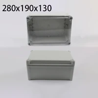 280x190x130 waterproof plastic box ip67 electronic box instrument design electrical design box abs outdoor junction box