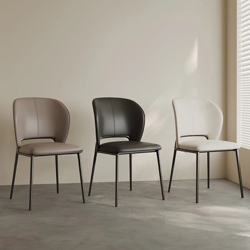 Итальянский минимализм обеденный стул современный простой дизайнерский