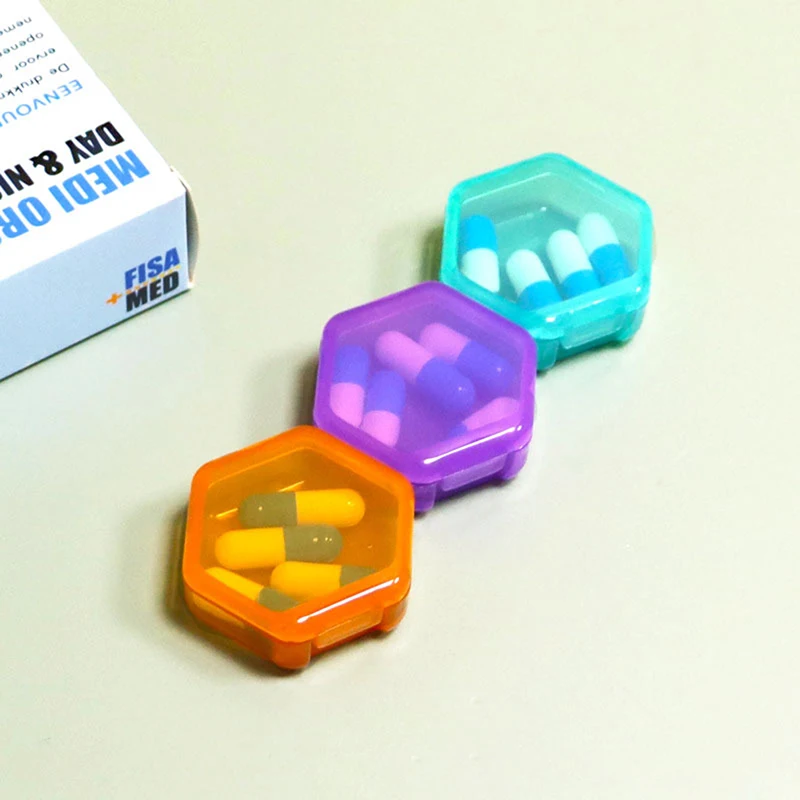 

3 шт., прозрачные пластиковые мини-контейнеры для хранения ювелирных изделий