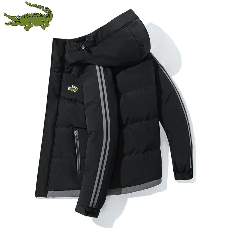 2022 Winter Men's High-quality Warm Windproof Cotton Jacket Fashion Casual Thickened Print Cotton Coat Coat