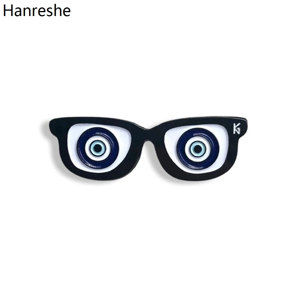 

Hanreshe Optometry Glasses Pin Ophthalmology Eye Medical Enamel Lapel Badge Brooch Funny Medicine Jewelry for Doctors Nurses