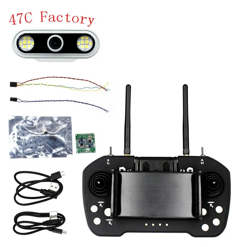 

T12 2.4GHz 12CH Remote Control With R12 Receiver/Mini Camera 7km Digital Map Transmission For Plant Protection Machine
