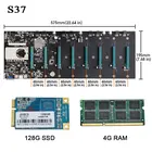 ETH BTC Майнер материнская плата расширяемый порт 8 * PCIE 16X 4 * USB2.0 DDR3 Sodimm слотПоддержка 106613331600 МГц T37S37D37