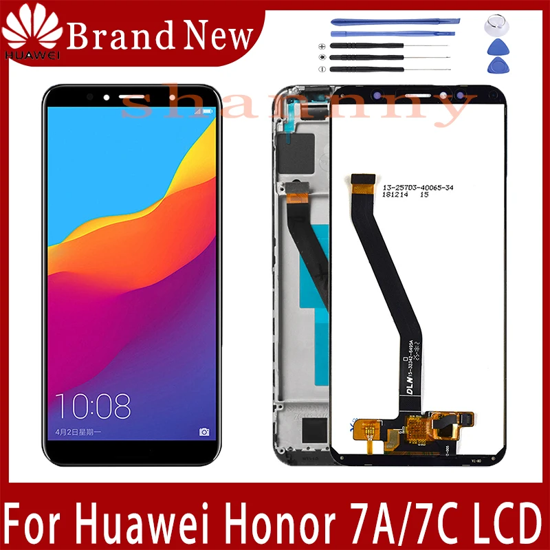 

5.7 " AUM-L41 Display For Honor 7C LCD Display Touch Screen Digitizer ATU LX1 / L21 For Huawei Honor 7A Pro AUM-L29 LCD