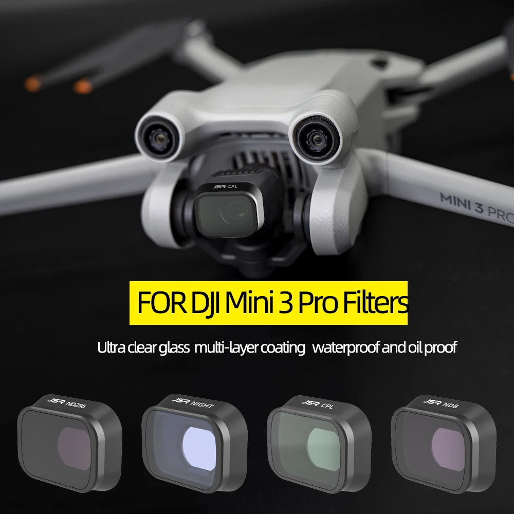 

Optical Glass Coating Film Camera Lens Filter For DJI Mini 3 Pro Drone Accessories UV CPL ND8 ND16 ND32 ND64 ND1000 Filters @