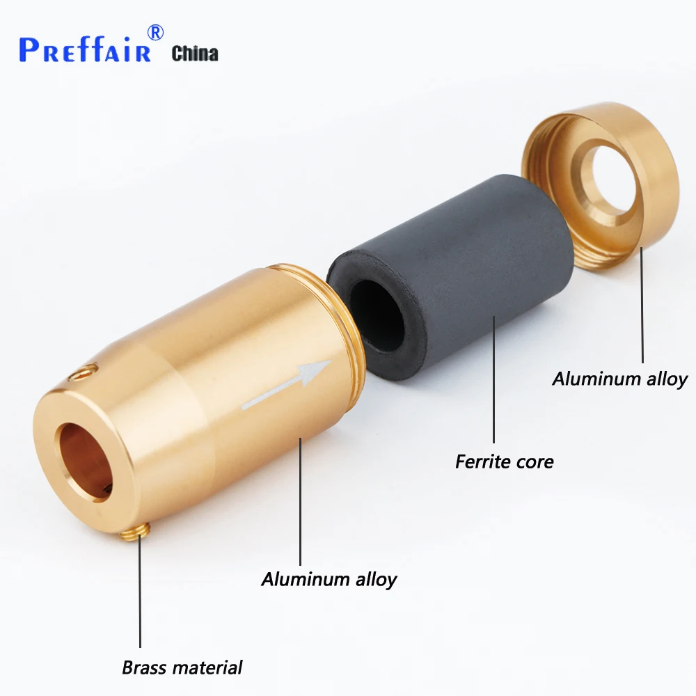 

Aluminium Alloy Cable Pants Boot Y Splitter with audio speaker cable Splitter connector for diy audio cable
