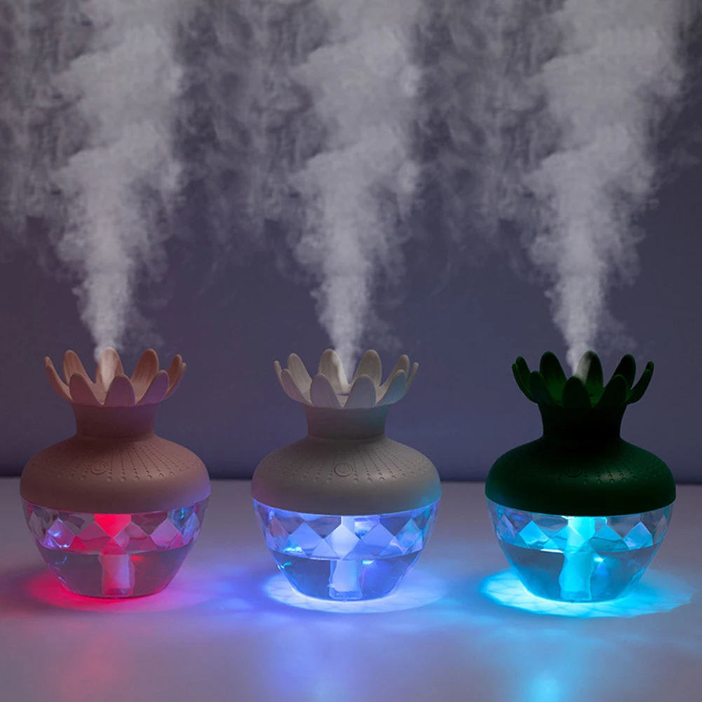 

Portable Vase Shape Air Humidifier Aroma Essential Oil Diffuser for Home Desktop Car USB Cool Fogger Mist Maker