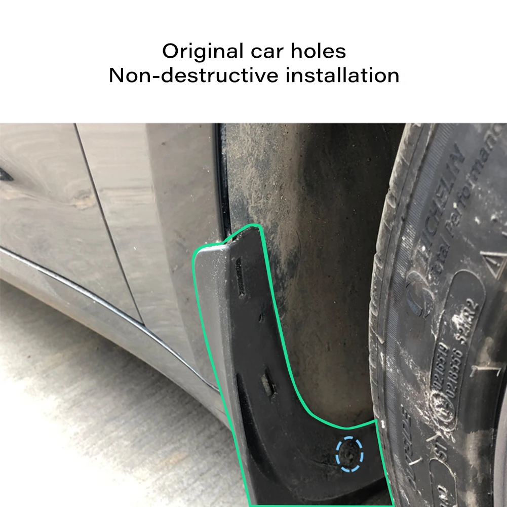 Брызговик из углеродного волокна и АБС-пластика для Tesla Model 3 2021 2022 |