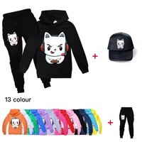 fallwinter kids clothes best cat pc gamer boys girls hoodies sweatshirtpants suit teens childrens clothing sets 2 16y