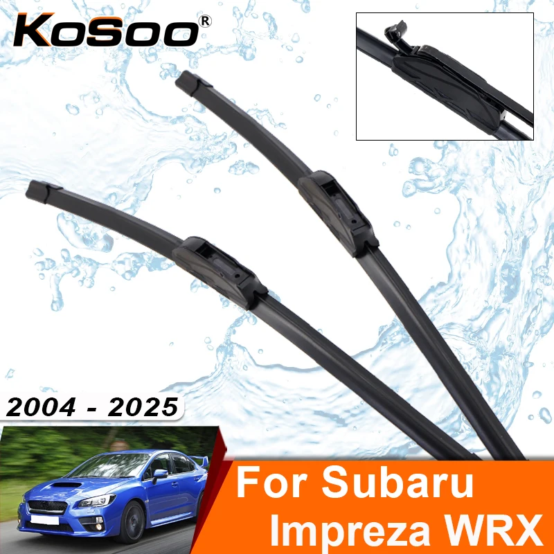Фото Щетка стеклоочистителя для Subaru Impreza WRX GG GH V1 VB VN 2004-2025, резиновая насадка для лобового стекла, аксессуар для переднего стеклоочистителя №1