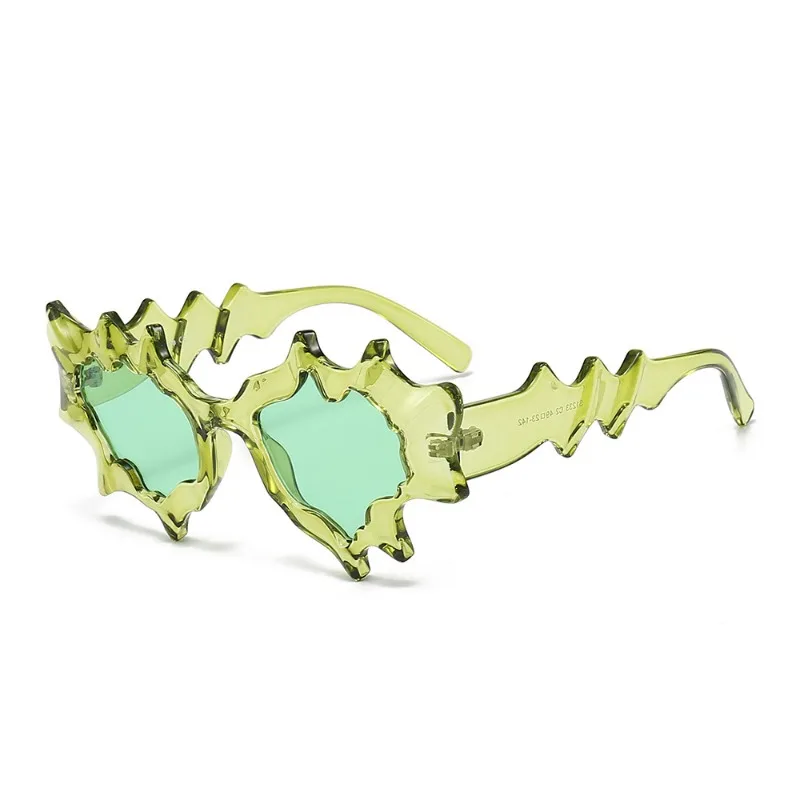 Мужские Роскошные дизайнерские солнцезащитные очки женские забавные