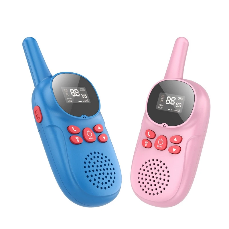 

FBIL-2PCS Kids Walkie Talkie 3Km Mini Wireless Handheld Walkie Talkie Best Christmas Birthday Gifts For Boys And Girls