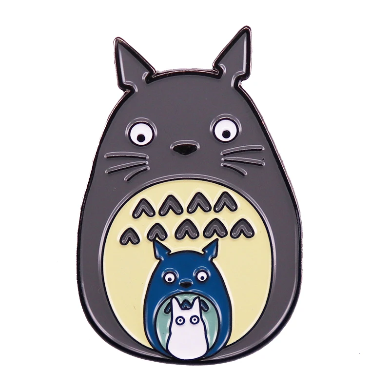

E4049 Cat Lapel Pins Brooch for Clothes Badges With Anime Pin Accessories Jewelry New Year Gift Japanese Manga Backpack Badge