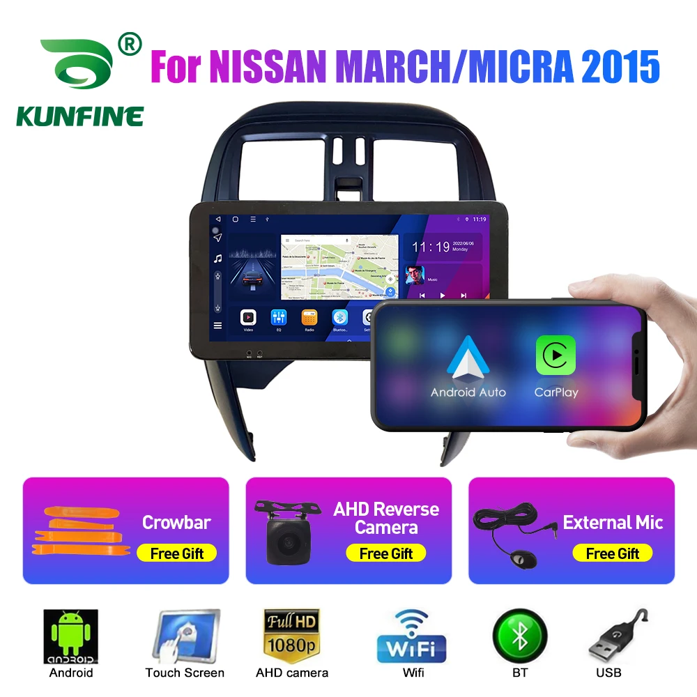 

10.33 Inch Car Radio For NISSAN MARCH/MICRA 2015 2Din Android Octa Core Car Stereo DVD GPS Navigation Player QLED Screen Carplay