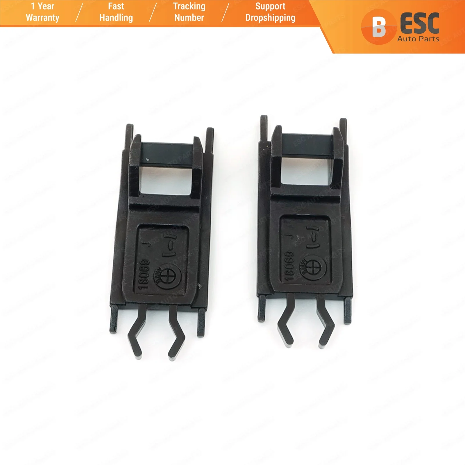 ESC автозапчасти ESR10 2 штуки Sunroof Slider Rail Ремонт пластиковых клипсы для BMW E36 E39 E53 E46 3 5 7