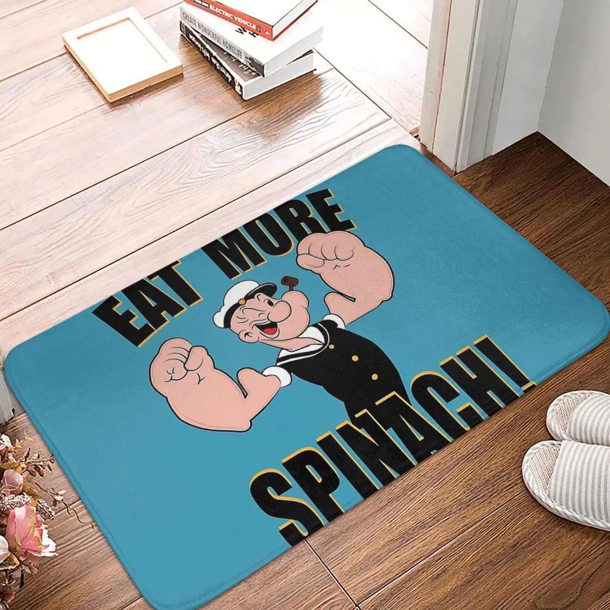 

Коврик для ванной Popeye с мультяшным изображением моряка, Мега, ретро, Придверный коврик, ковер для гостиной, коврик для балкона, украшение для...