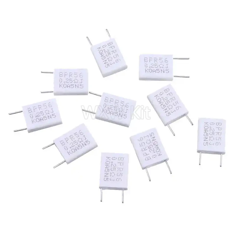 0 001 BPR56 5 Вт 1 15 22 25 33 Ом без индуктивного керамического цементного резистора 1r 15r 22r