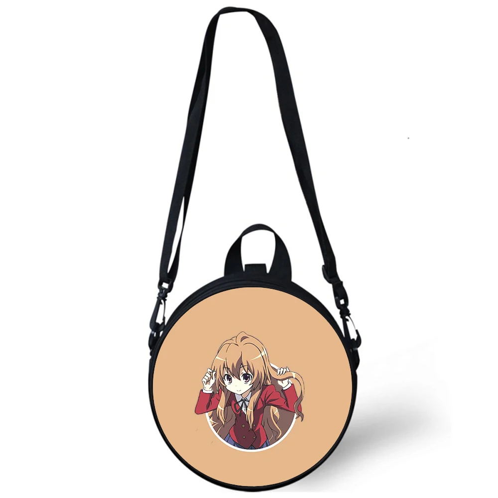 Anime Toradora Aisaka Taiga Child kindergarten Bag 3D Print Crossbody Shoulder Bags School Women Mini Round Bagpacks Rugtas Bag