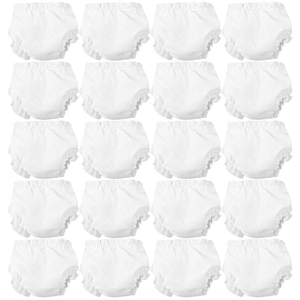 

20Pcs Adorable Briefs Elastic Cloth Toy Adornment for DIY