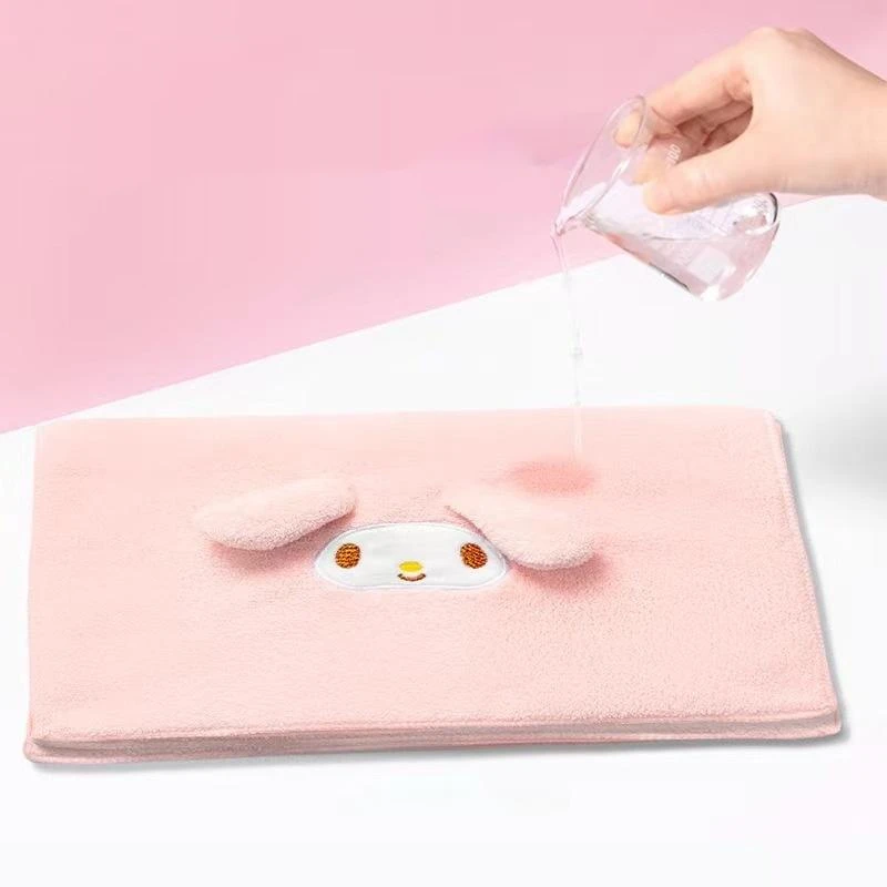 Sanrio Melody Cinnamoroll Коралловое бархатное банное быстросохнущее полотенце натуральные